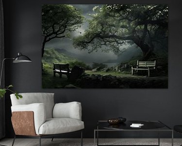 Example of the artwork in a room