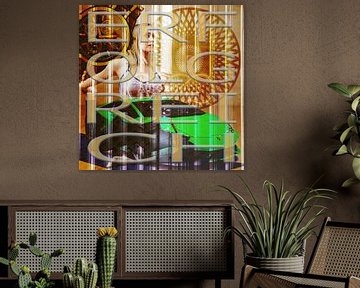 SUCCESFUL - Vierkante canvasprint voor liefhebbers van luxe | Adler & Co. van ADLER & Co / Caj Kessler