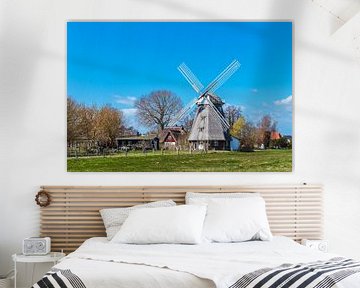 Historische Windmühle in Ahrenshoop auf dem Fischland-Darß von Rico Ködder