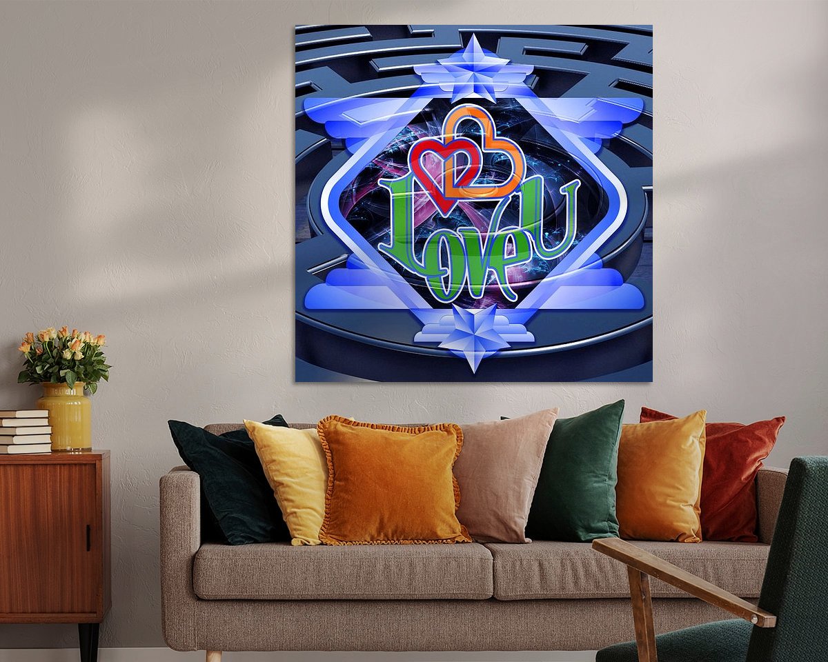 Example of the artwork in a room