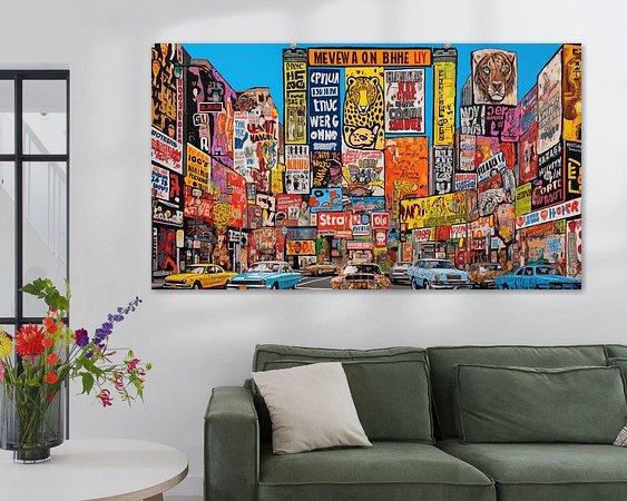 Example of the artwork in a room