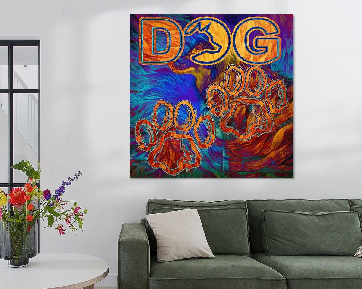 Example of the artwork in a room