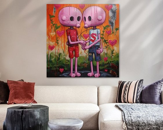 Example of the artwork in a room