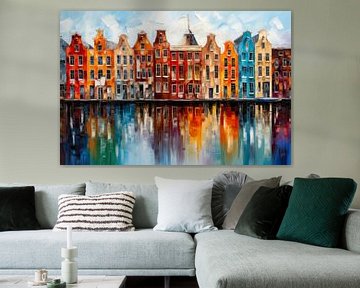 Häuser von Amsterdam von ARTemberaubend