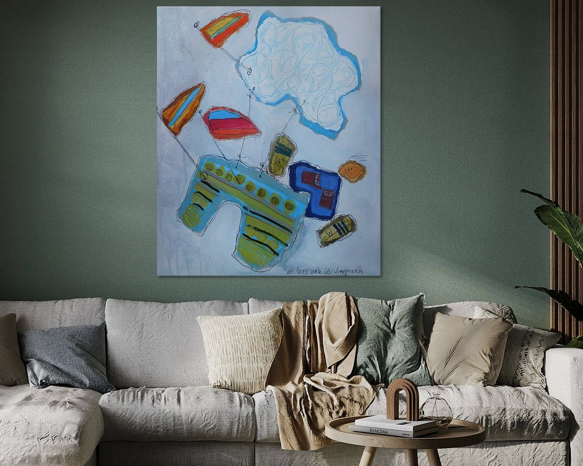 Example of the artwork in a room