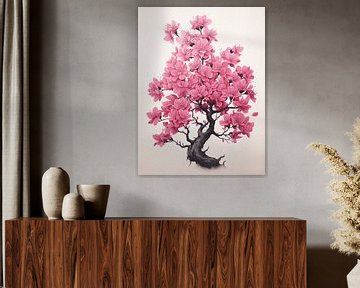 Japandi-Blüte von Bert Nijholt