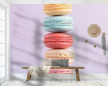 Macaroons in pastel colours by Studio Allee
