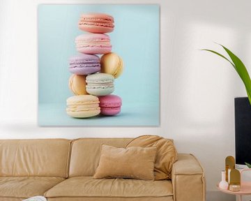 Macarons aux couleurs pastel sur Studio Allee