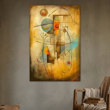 True Joy – Abstracte Vreugde in Warme Aardetinten