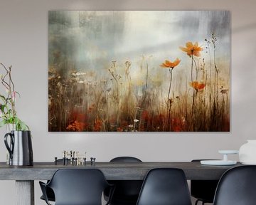 Landschaft mit Blumen "Altweibersommer" von Studio Allee