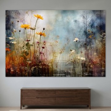 Landschaft mit Blumen 