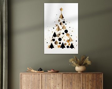 Arbre de Noël abstrait sur Imagine