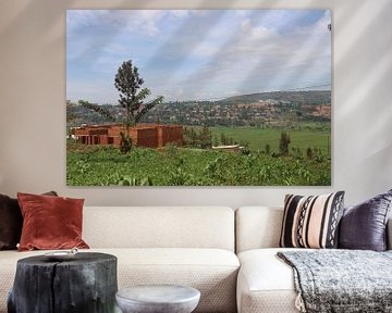 Landscape in Rwanda by Eline Sieben