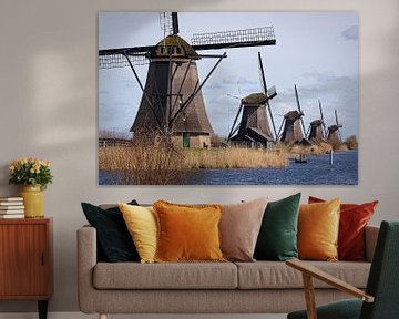 Windkraftanlagen auf Kinderdijk