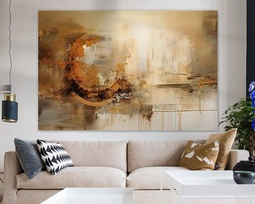 Abstract, painting, earth tones by Joriali Abstract