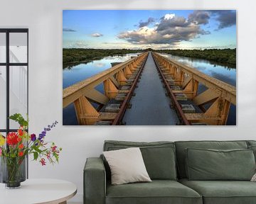 Doorkijkje moerputtenbrug van FotoBob