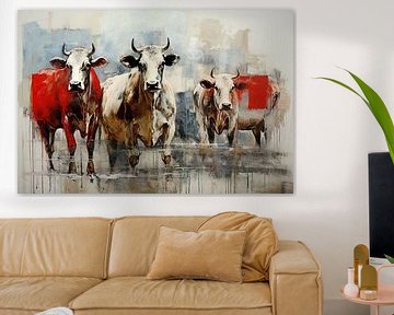 Cow Design 82919 by ARTEO Paintings
