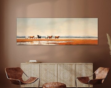 Cows Art 84910 by ARTEO Paintings