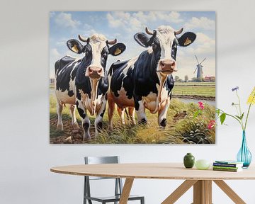Moderne Kühe 85990 von ARTEO Gemälde