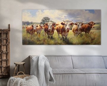 Moderne Kühe 87959 von ARTEO Gemälde