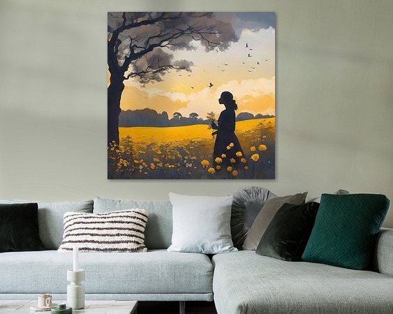 Example of the artwork in a room