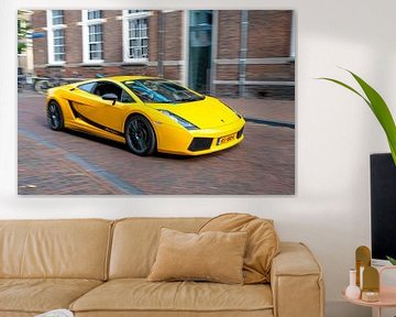 Lamborghini Gallardo Superleggera sportwagen met hoge snelheid van Sjoerd van der Wal Fotografie