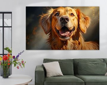 A portrait of the Golden Retriever by Animaflora PicsStock