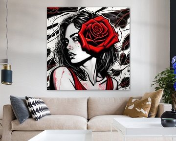 Big Rose Big Love sur The Art Kroep
