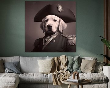 Hond historisch figuur van FoXo Art