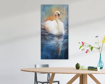 Swimming Swan by Whale & Sons