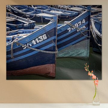 Vissersboten in Essaouira