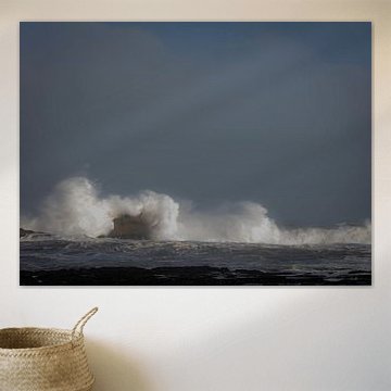 De branding van de oceaan bij Essaouira