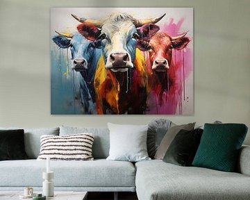 Taureaux / Vaches sur PixelPrestige