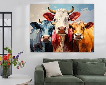 Koeien in de wei van PixelPrestige