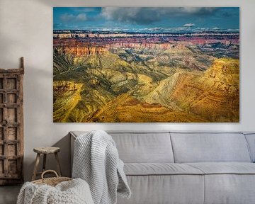 Herrliche Aussicht auf den Grand Canyon von der Südkante von Rietje Bulthuis