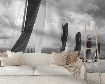 SKS skûtsjes en route to next buoy by ThomasVaer | Tom Coehoorn