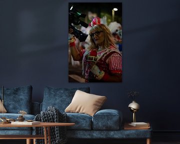 Colourful night Portrait of Carnival in Tenerife by Jos Voormolen