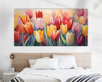 Tulipes abstraites sur Bert Nijholt