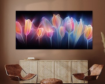 Tulips abstract by Bert Nijholt
