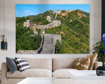 The Great Wall at Jinshanling in China by Roland Brack