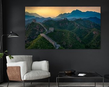 The Great Wall at Jinshanling in China by Roland Brack