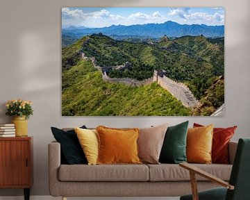 The Great Wall at Jinshanling in China by Roland Brack