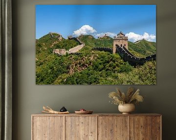 The Great Wall at Jinshanling in China by Roland Brack