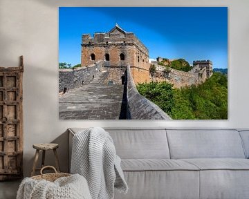 The Great Wall at Jinshanling in China by Roland Brack