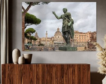 Rome - Statue of Trajan by t.ART