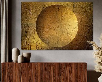 Boule ronde en or. Minimalisme. 1 sur Alie Ekkelenkamp