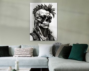 skull punk by Muhammad Yunus