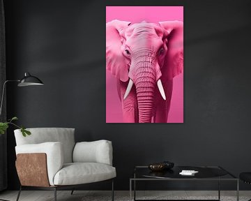 Elefant rosa von Wall Wonder