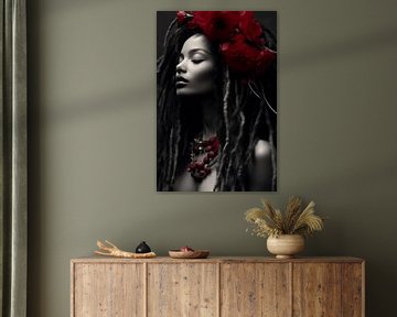 Hippie met dreadlocks van BlackPeonyX