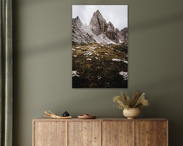 Stenen Italiaanse berg landschap van Graphx